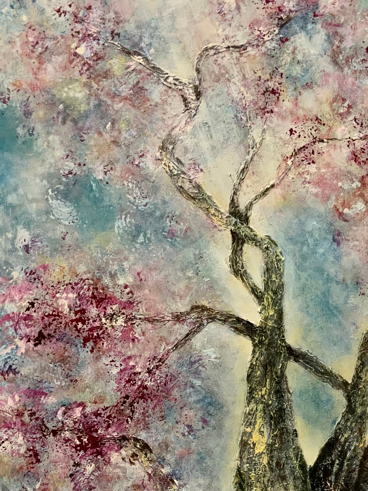 Love Is In The Air  - Original Mixed Media Painting