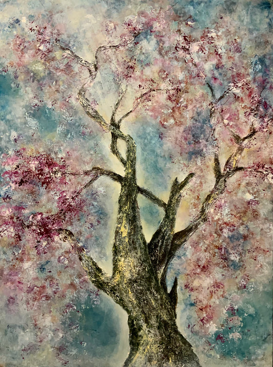 Love Is In The Air  - Original Mixed Media Painting