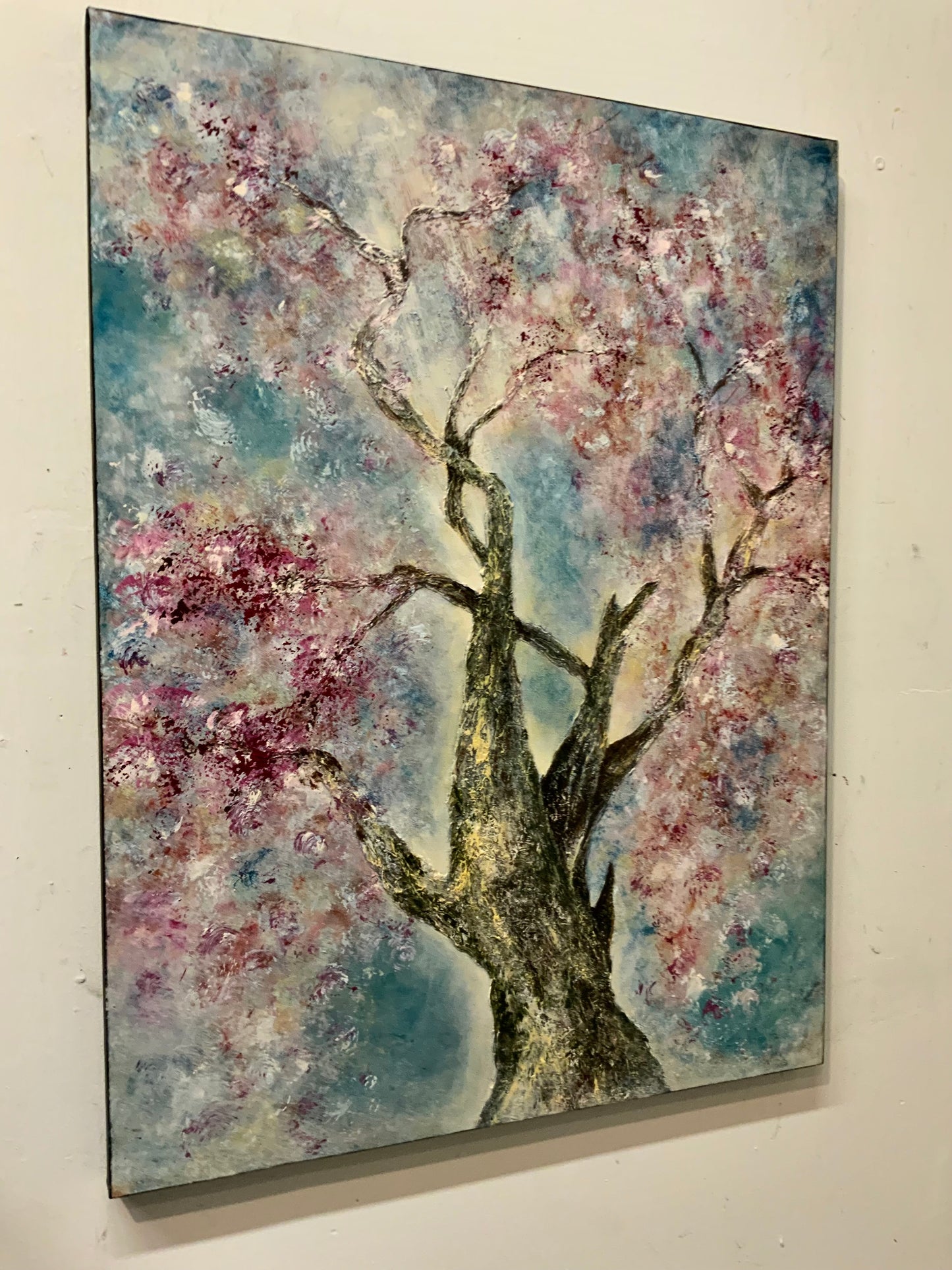 Love Is In The Air  - Original Mixed Media Painting