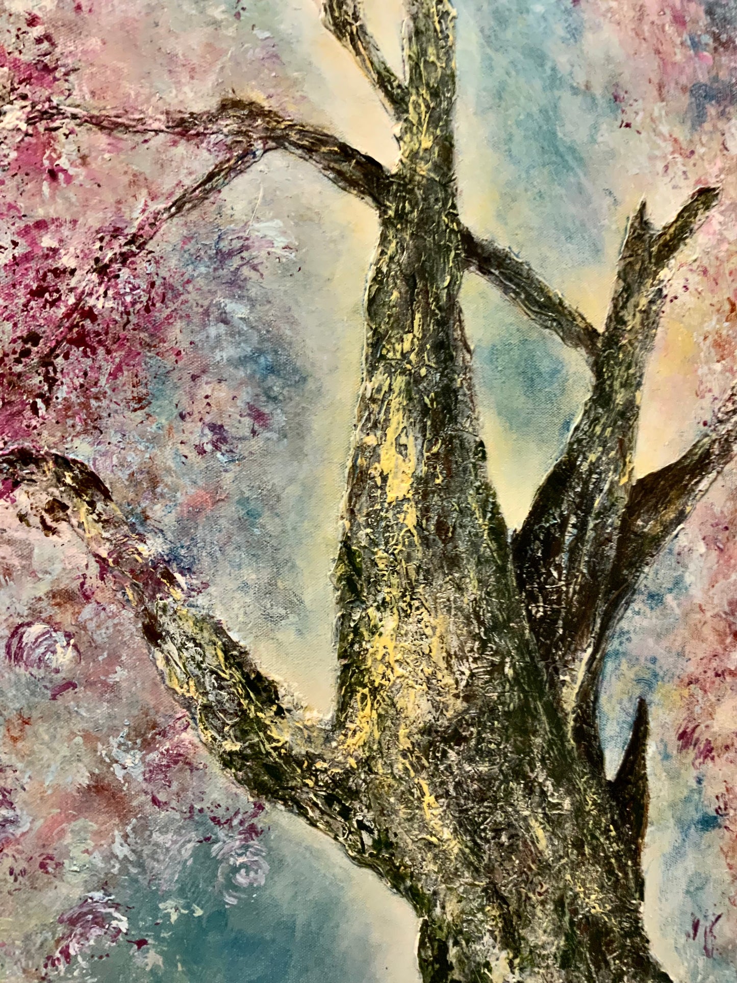 Love Is In The Air  - Original Mixed Media Painting