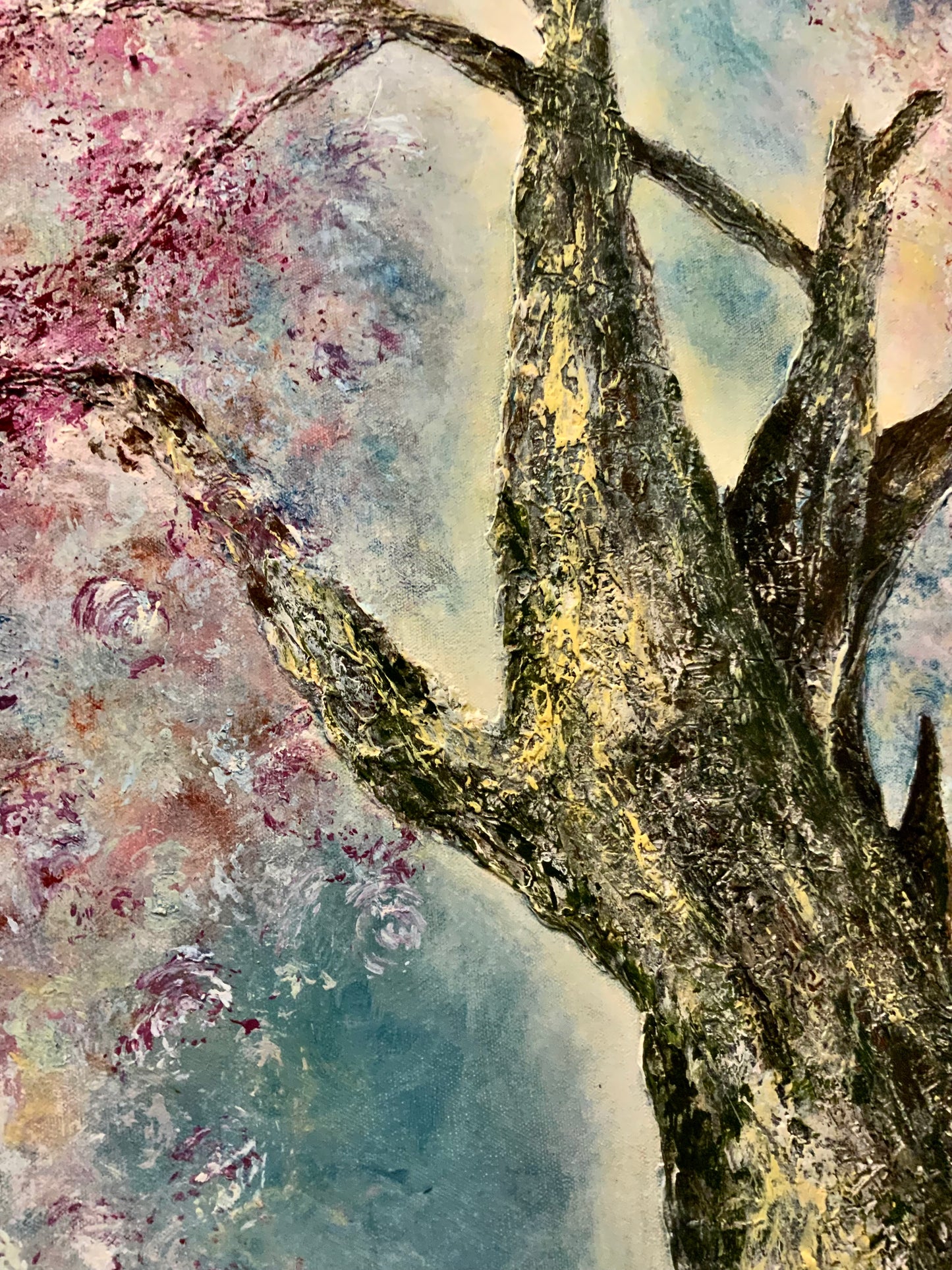 Love Is In The Air  - Original Mixed Media Painting