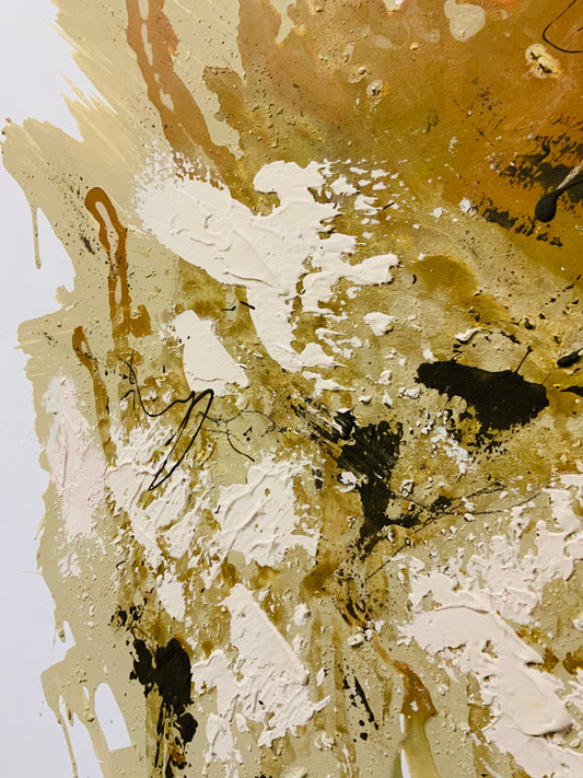 Becoming Wild - Original Acrylic Mixed Media Painting