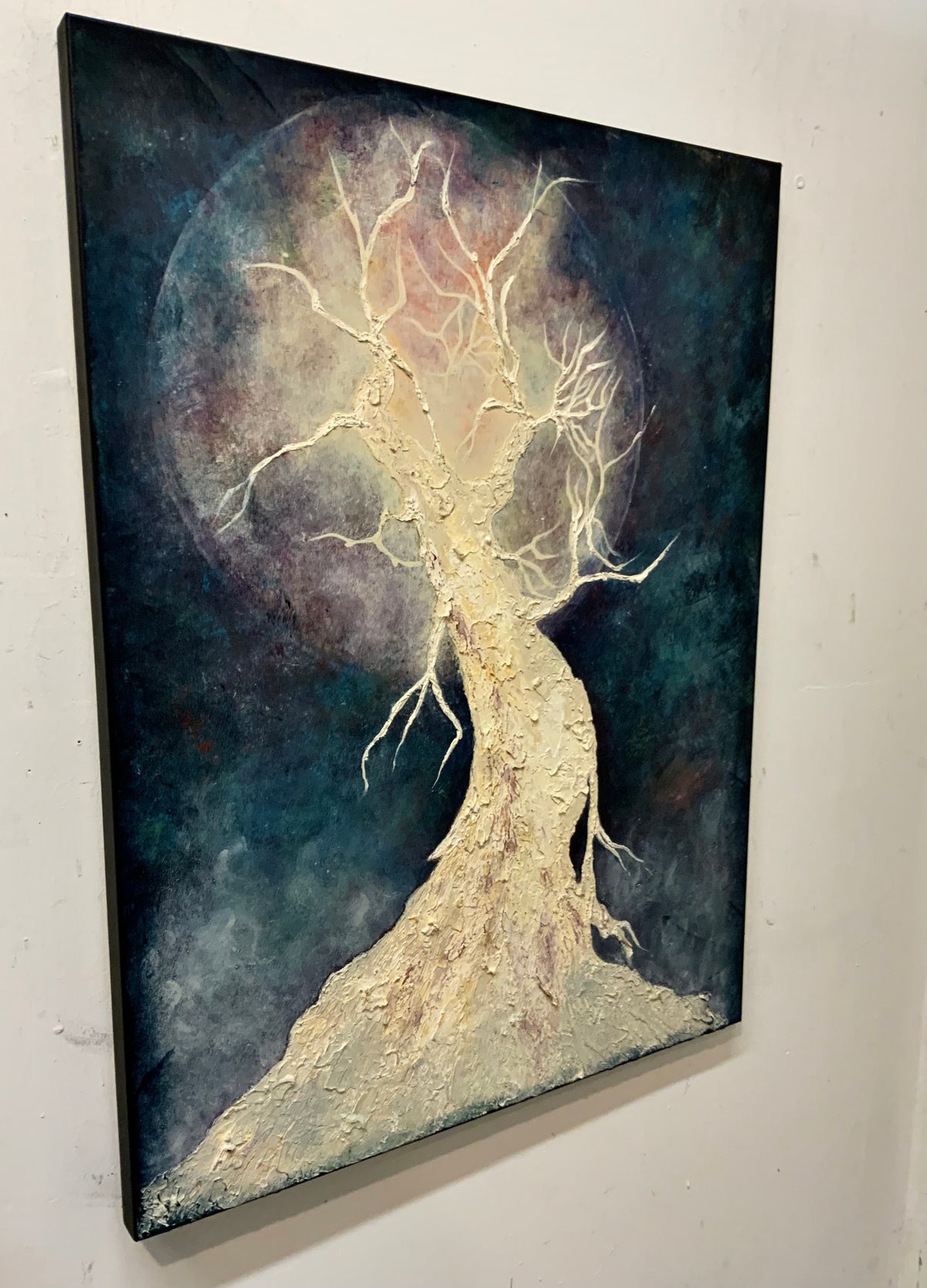 Lunar Diva _ Mixed Media Original Painting
