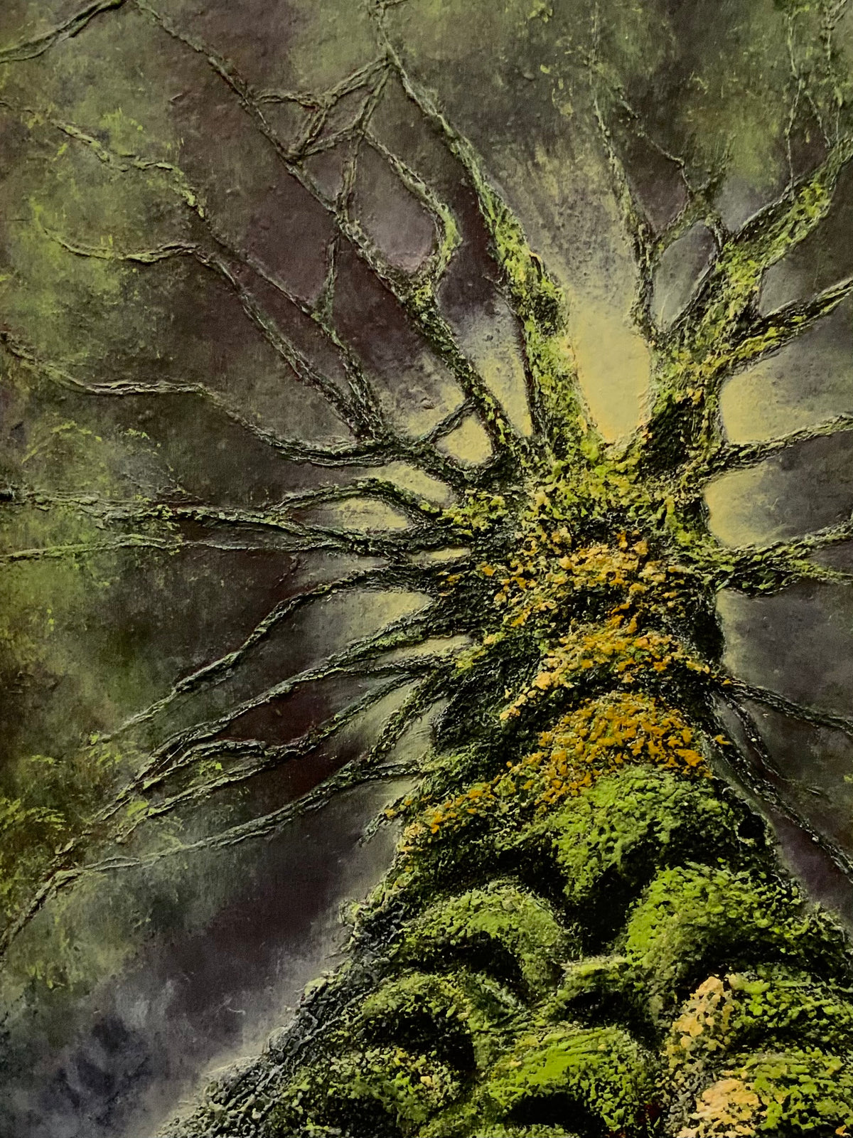 Rooted in Light - Original Mixed Media Painting