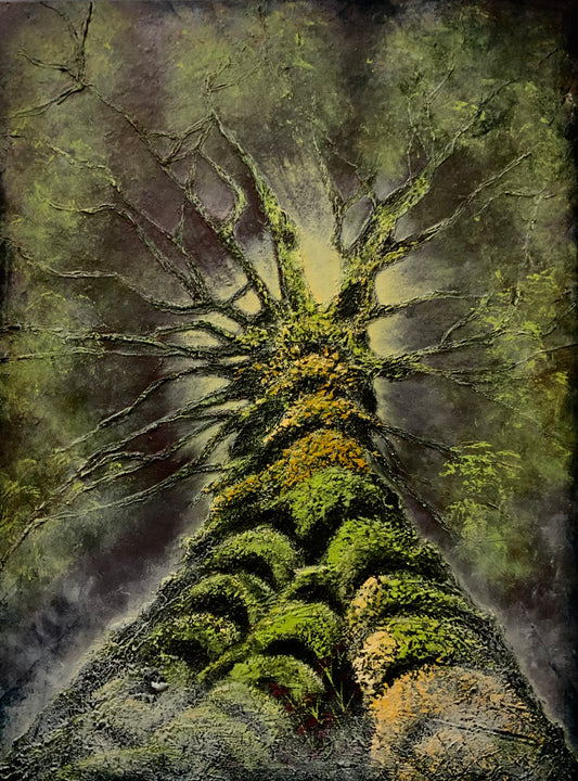 Rooted in Light - Original Mixed Media Painting