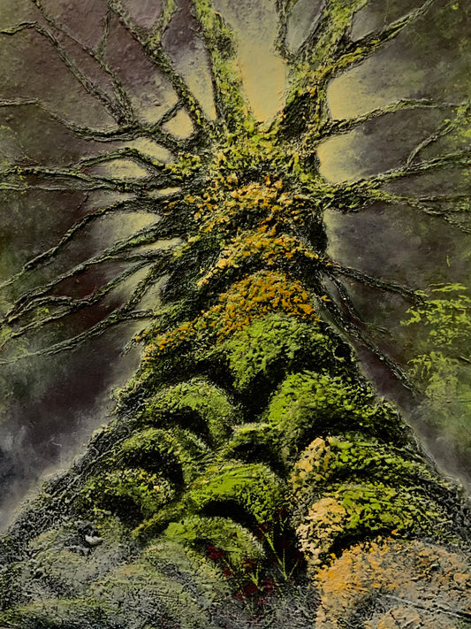 Rooted in Light - Original Mixed Media Painting
