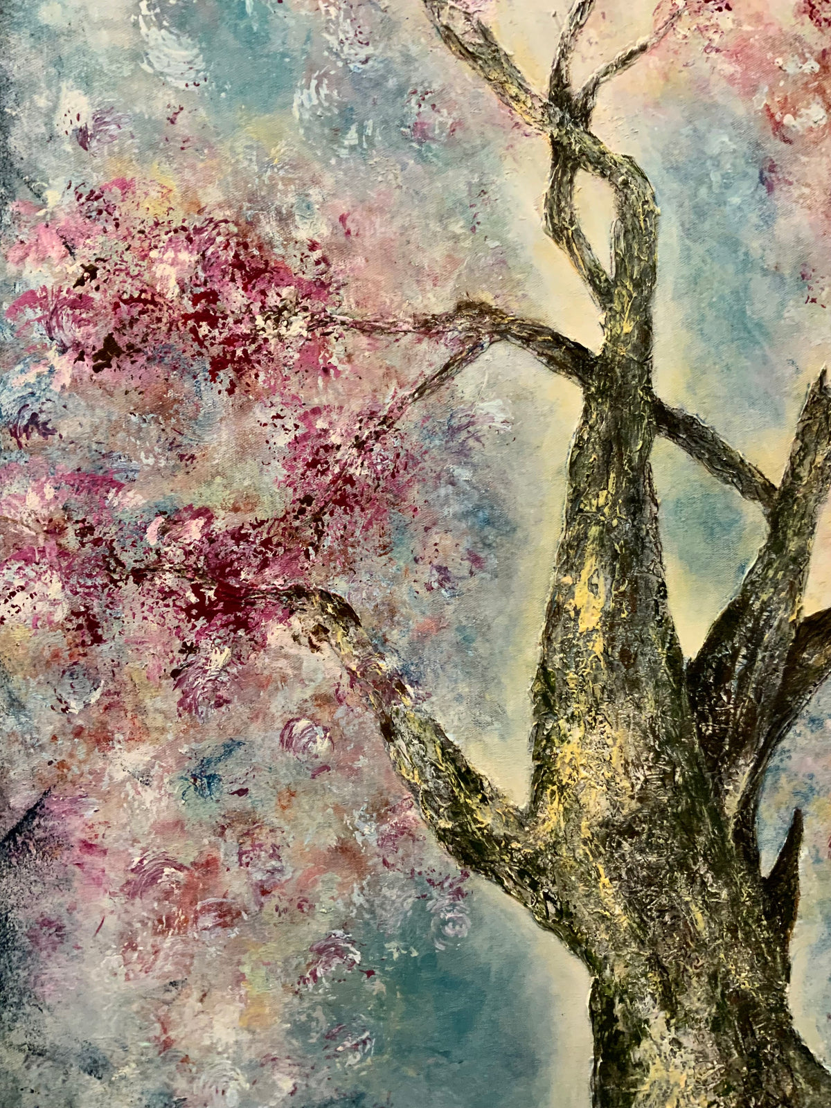 Love Is In The Air  - Original Mixed Media Painting