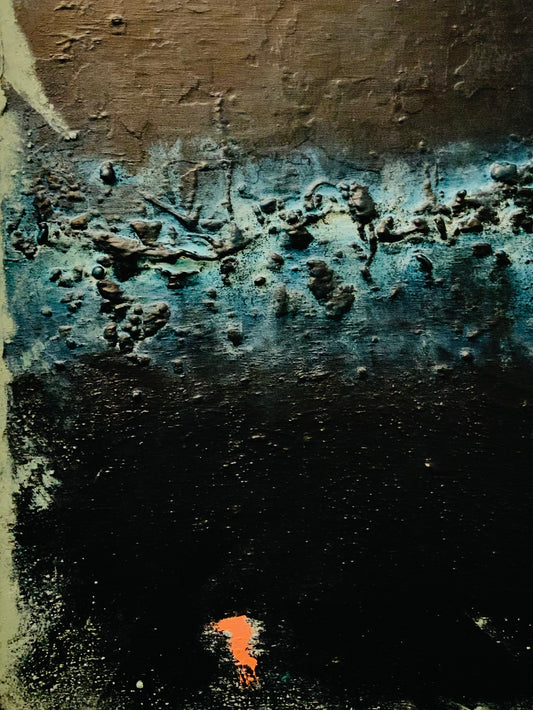 Fragments VII — Original Acrylic Mixed Media Painting