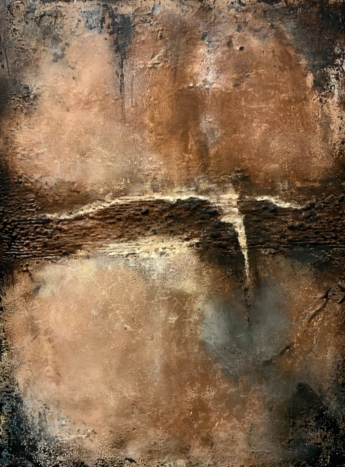 Fragments X — Original Acrylic Mixed Media Painting