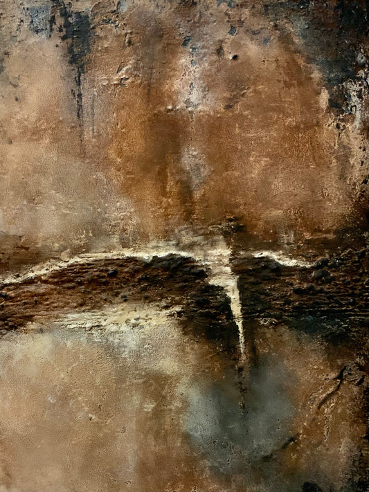 Fragments X — Original Acrylic Mixed Media Painting