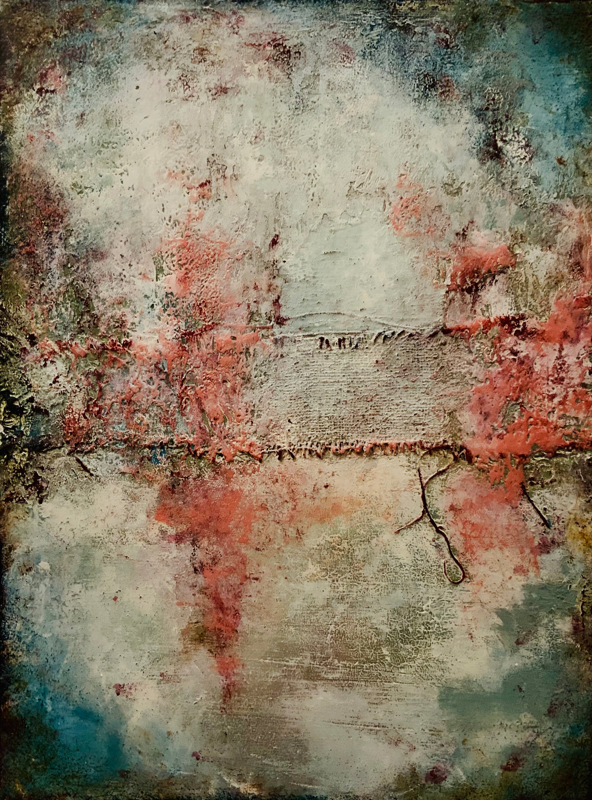 Fragments IV— Original Acrylic Mixed Media Painting