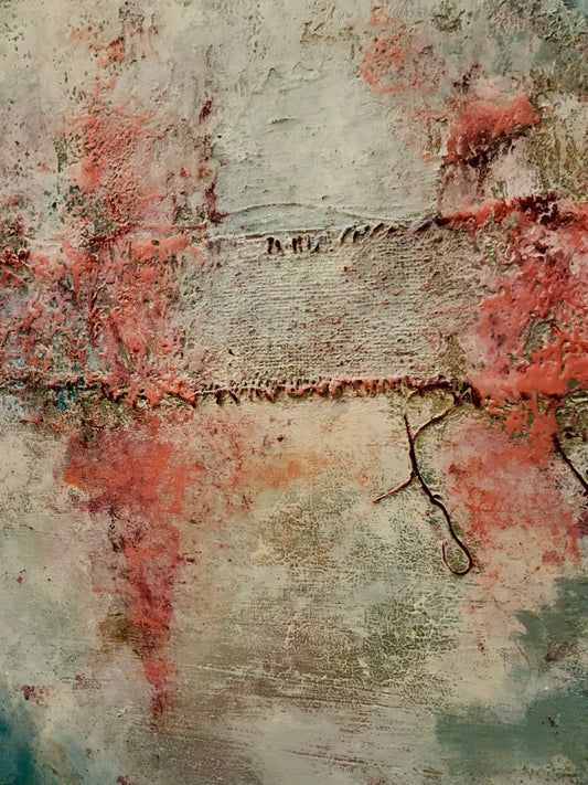 Fragments IV— Original Acrylic Mixed Media Painting