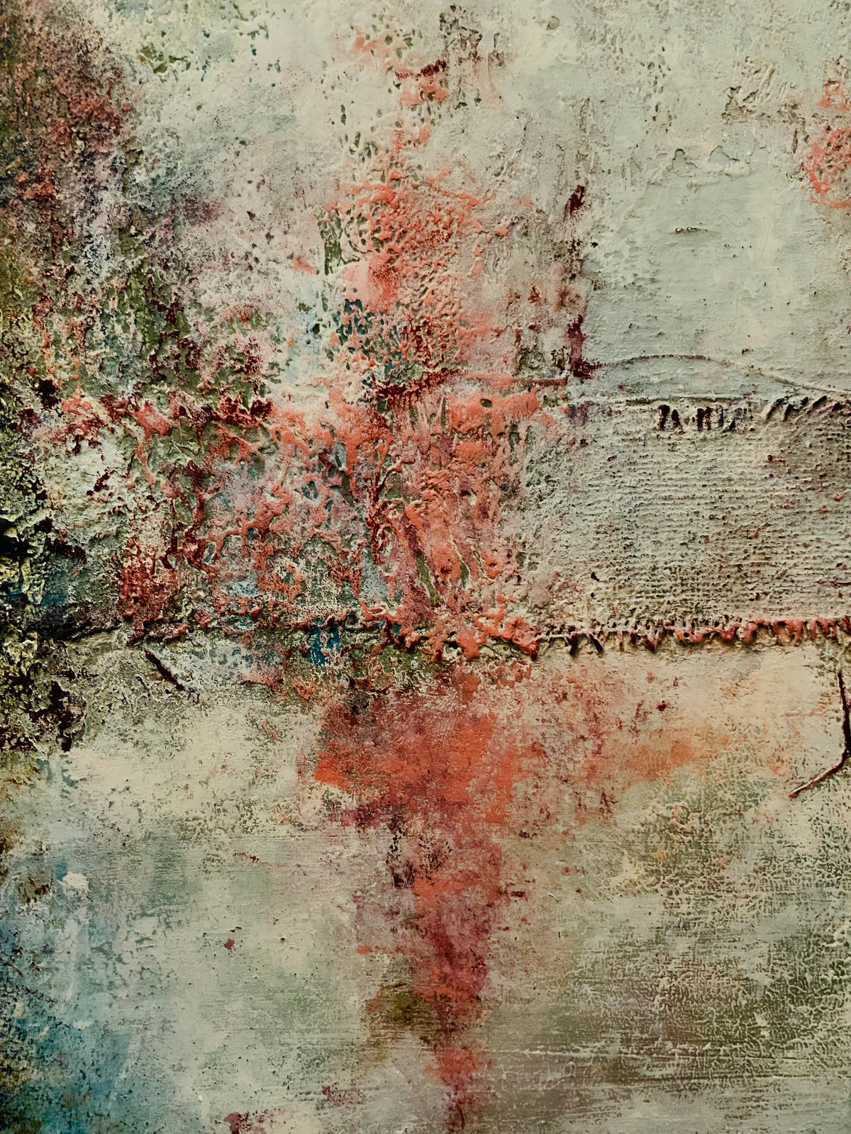 Fragments IV— Original Acrylic Mixed Media Painting