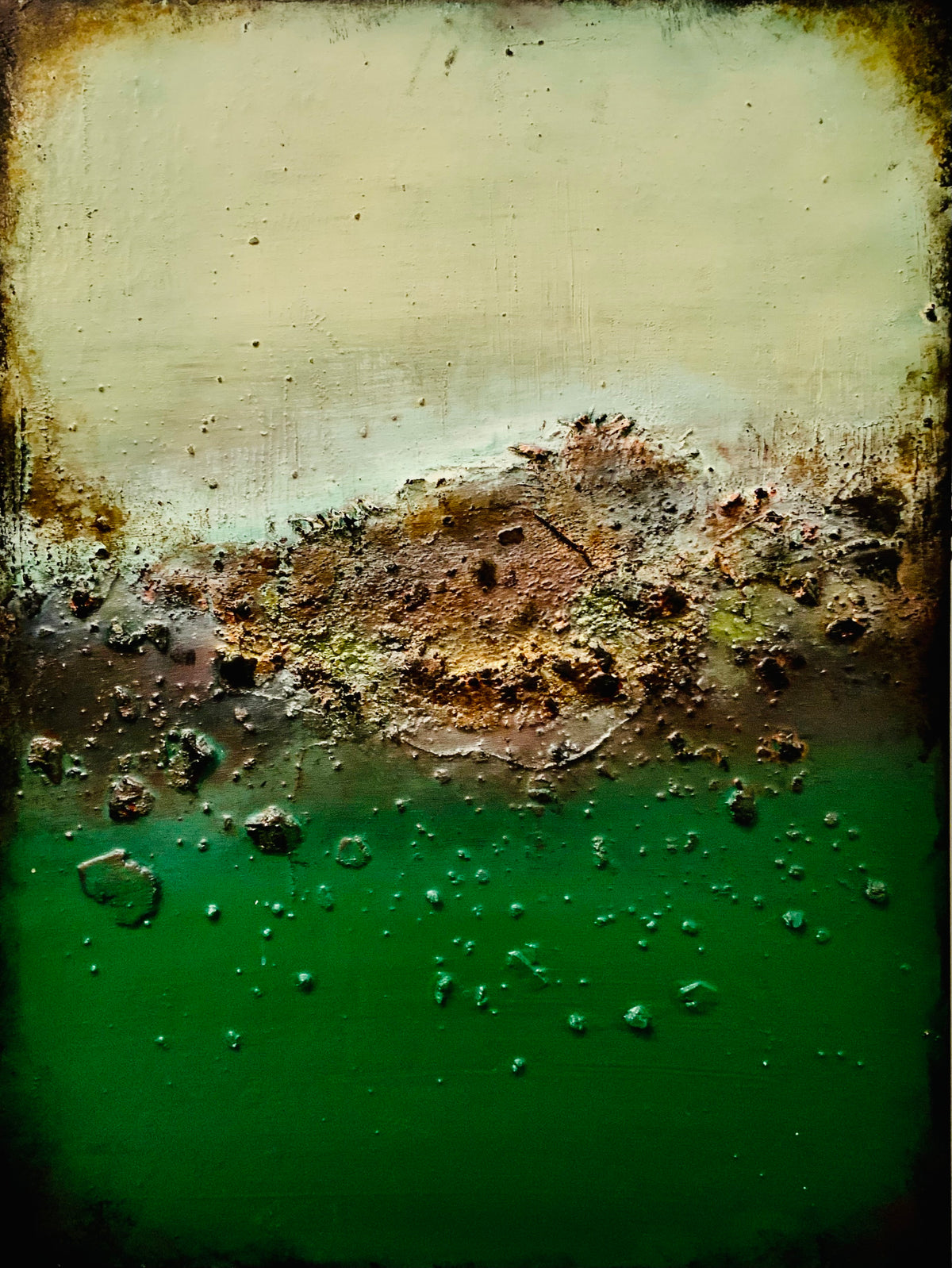 Fragments V — Original Acrylic Mixed Media Painting
