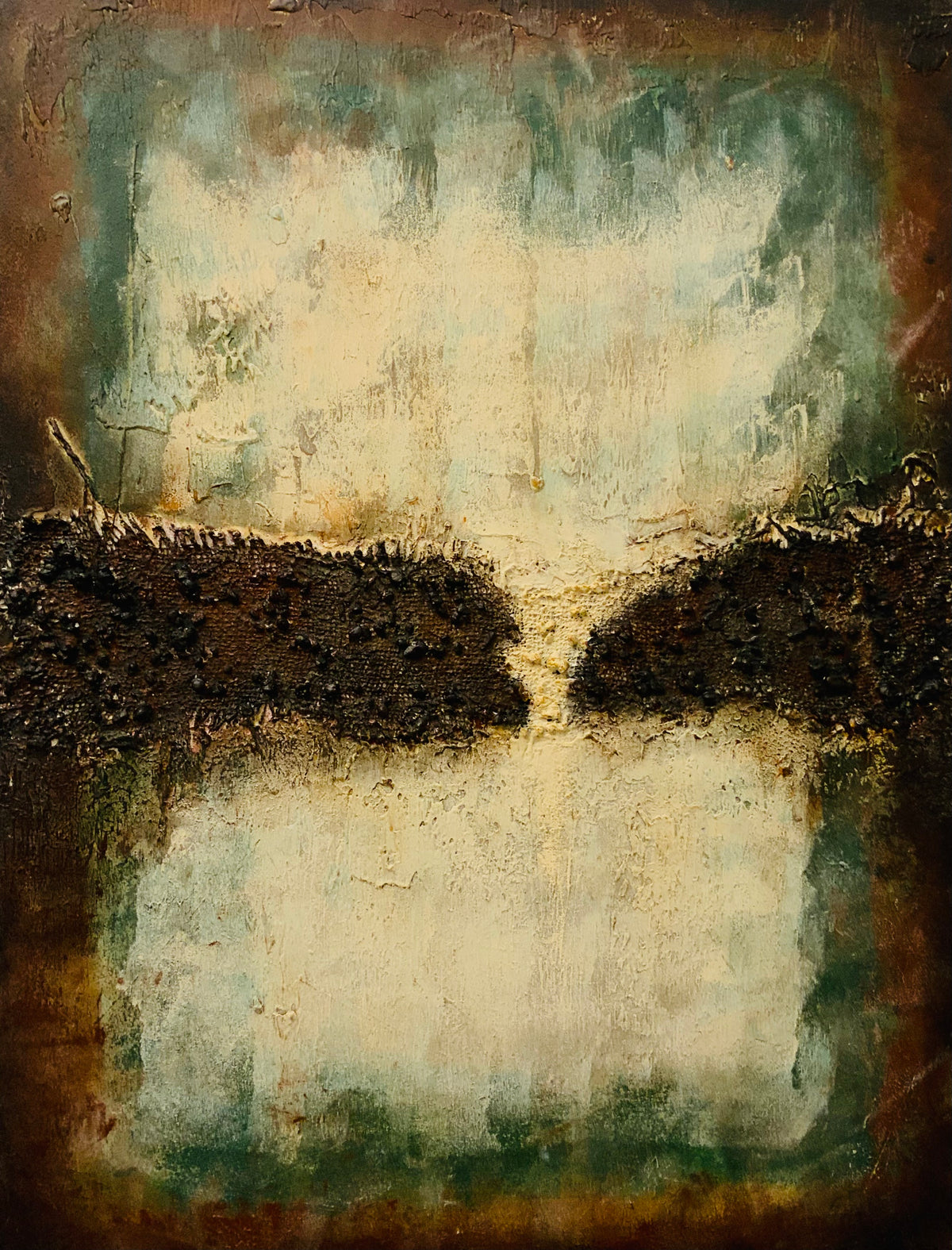 Fragments IX - Original Acrylic Mixed Media Painting