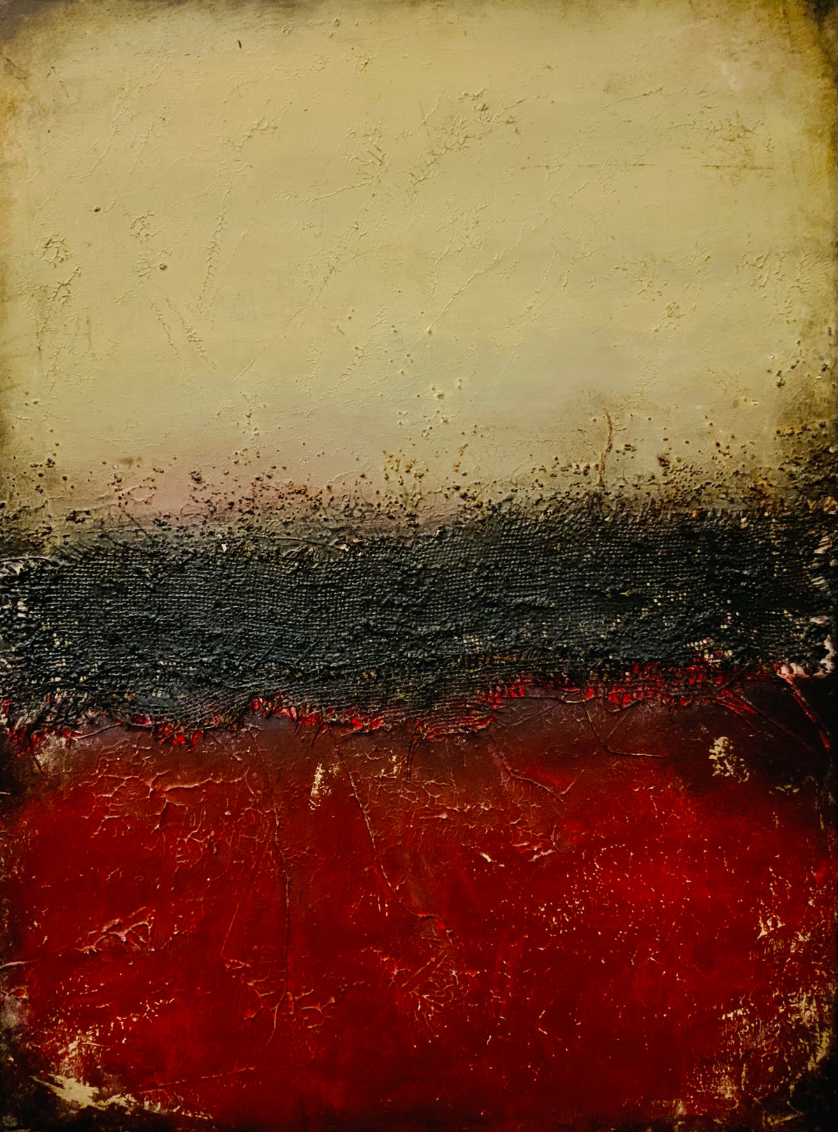 Fragments VI — Original Acrylic Mixed Media Painting