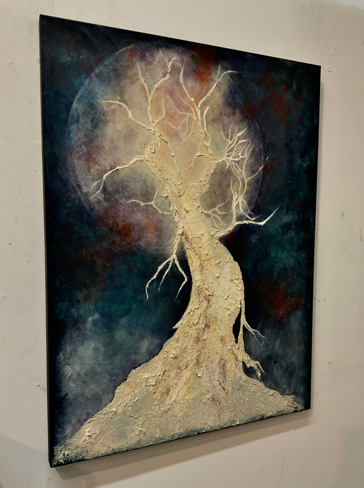 Lunar Diva _ Mixed Media Original Painting