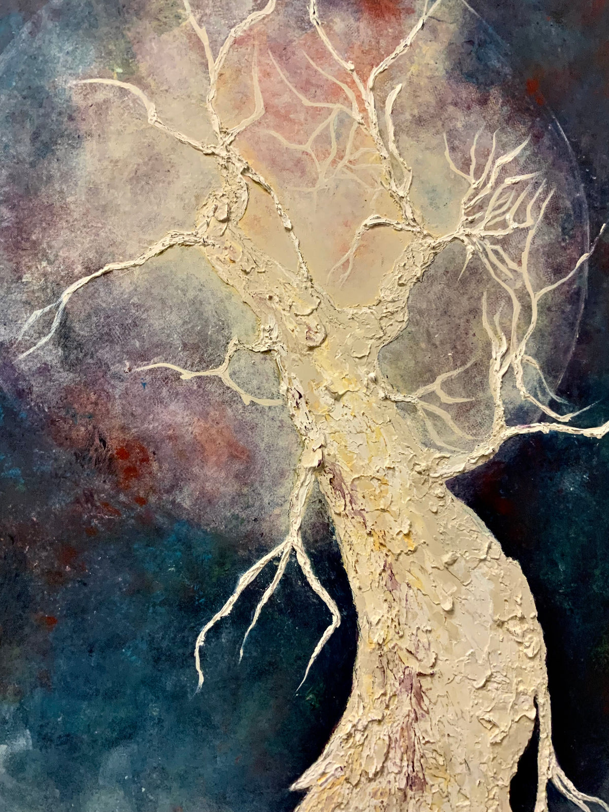 Lunar Diva _ Mixed Media Original Painting