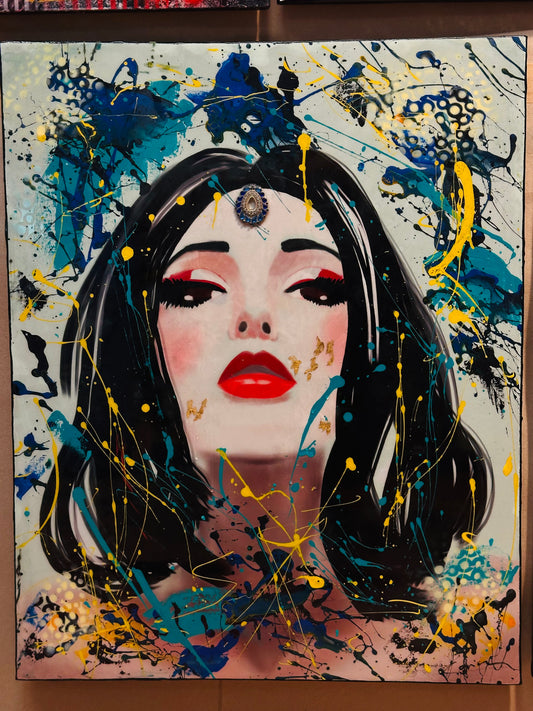 Holy Spice - Original Mixed Media Pop Art I One-Of-A-Kind