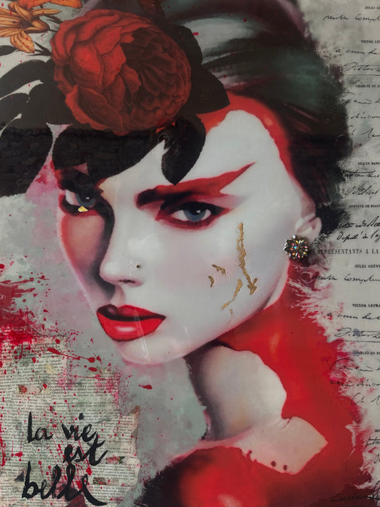 Love Bites - Original Mixed Media Pop Art