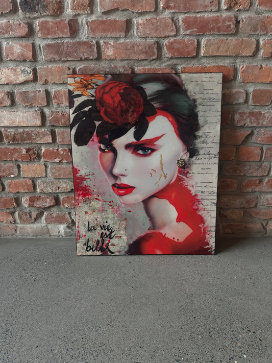 Love Bites - Original Mixed Media Pop Art I One-Of-A-Kind