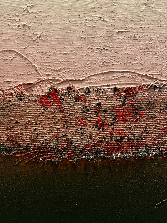 Earth Meets Charcoal - Original Painting