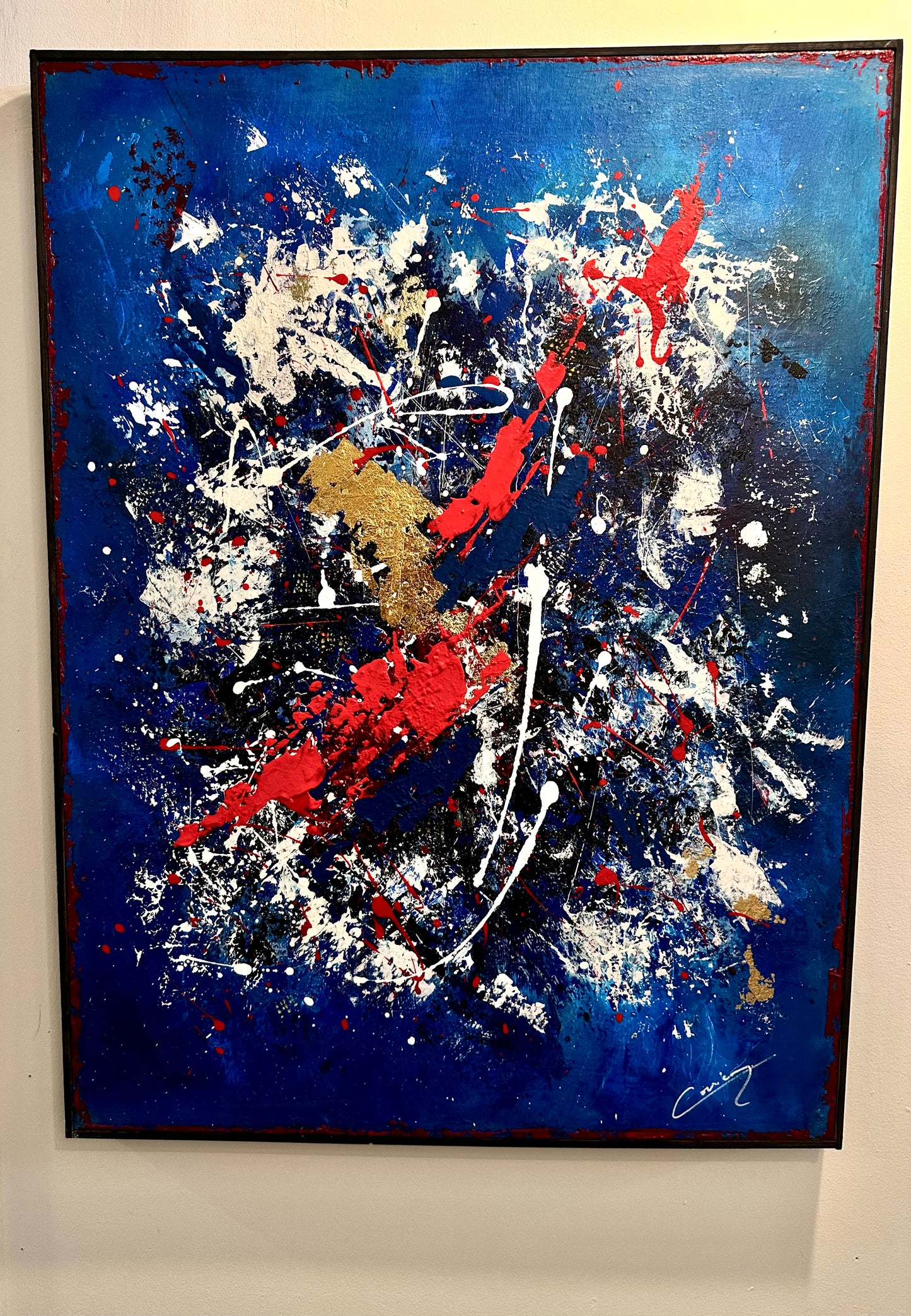 In the Wake of Red - Original Painting | One-of-a-Kind