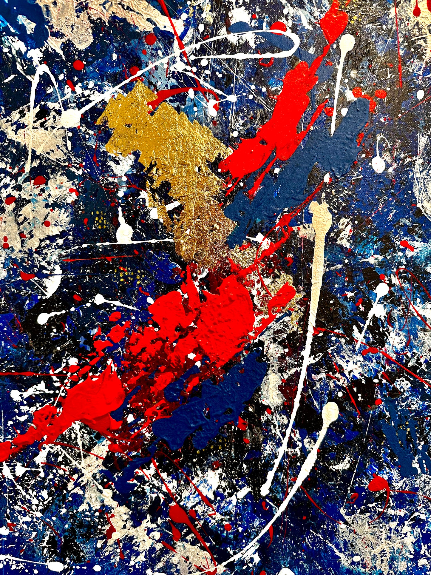 In the Wake of Red - Original Painting | One-of-a-Kind