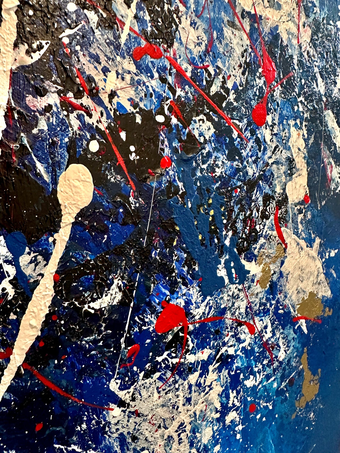 In the Wake of Red - Original Painting | One-of-a-Kind
