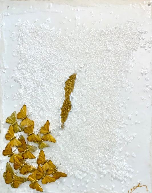 Golden Passage of Becoming I — Original Painting | One of a Kind