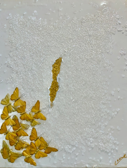 Golden Passage of Becoming I — Original Painting | One of a Kind