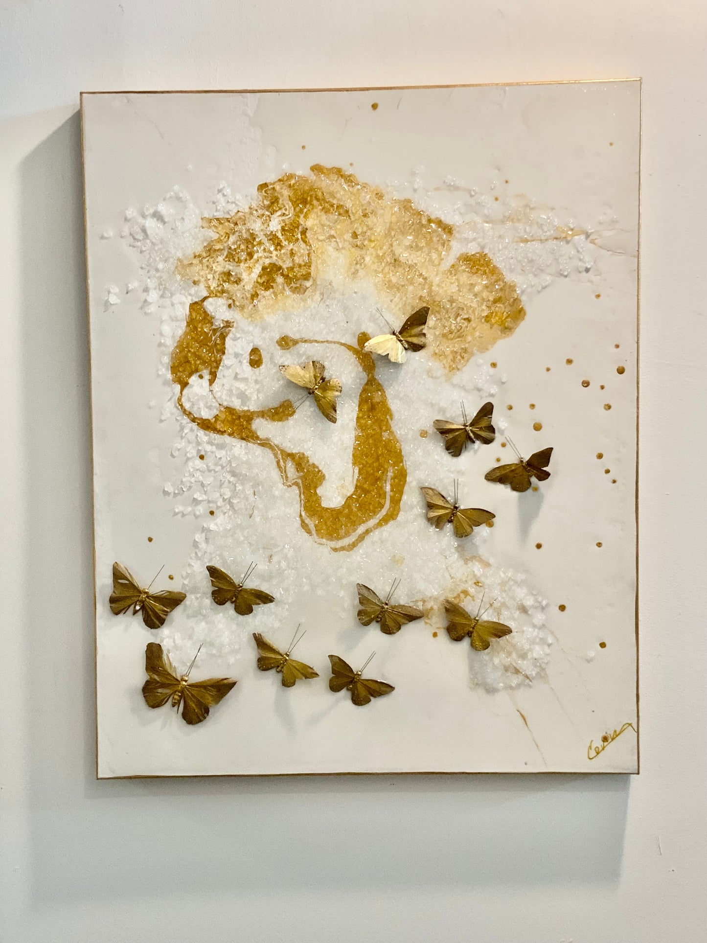 Golden Passage of Becoming II — Original Painting | One of a Kind