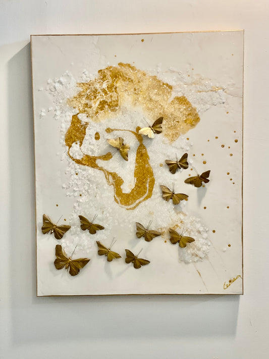 Golden Passage of Becoming II — Original Painting | One of a Kind