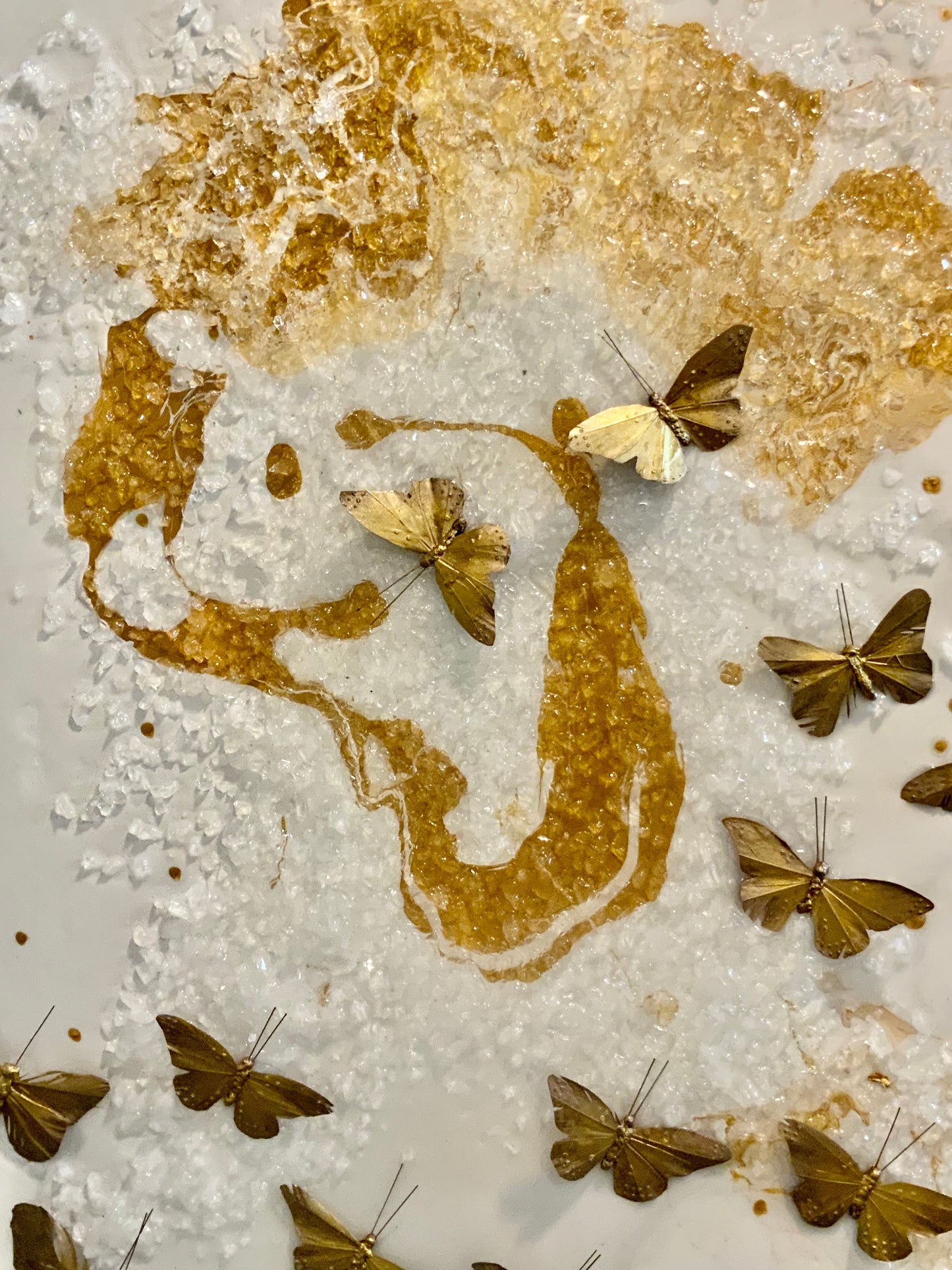 Golden Passage of Becoming II — Original Painting | One of a Kind