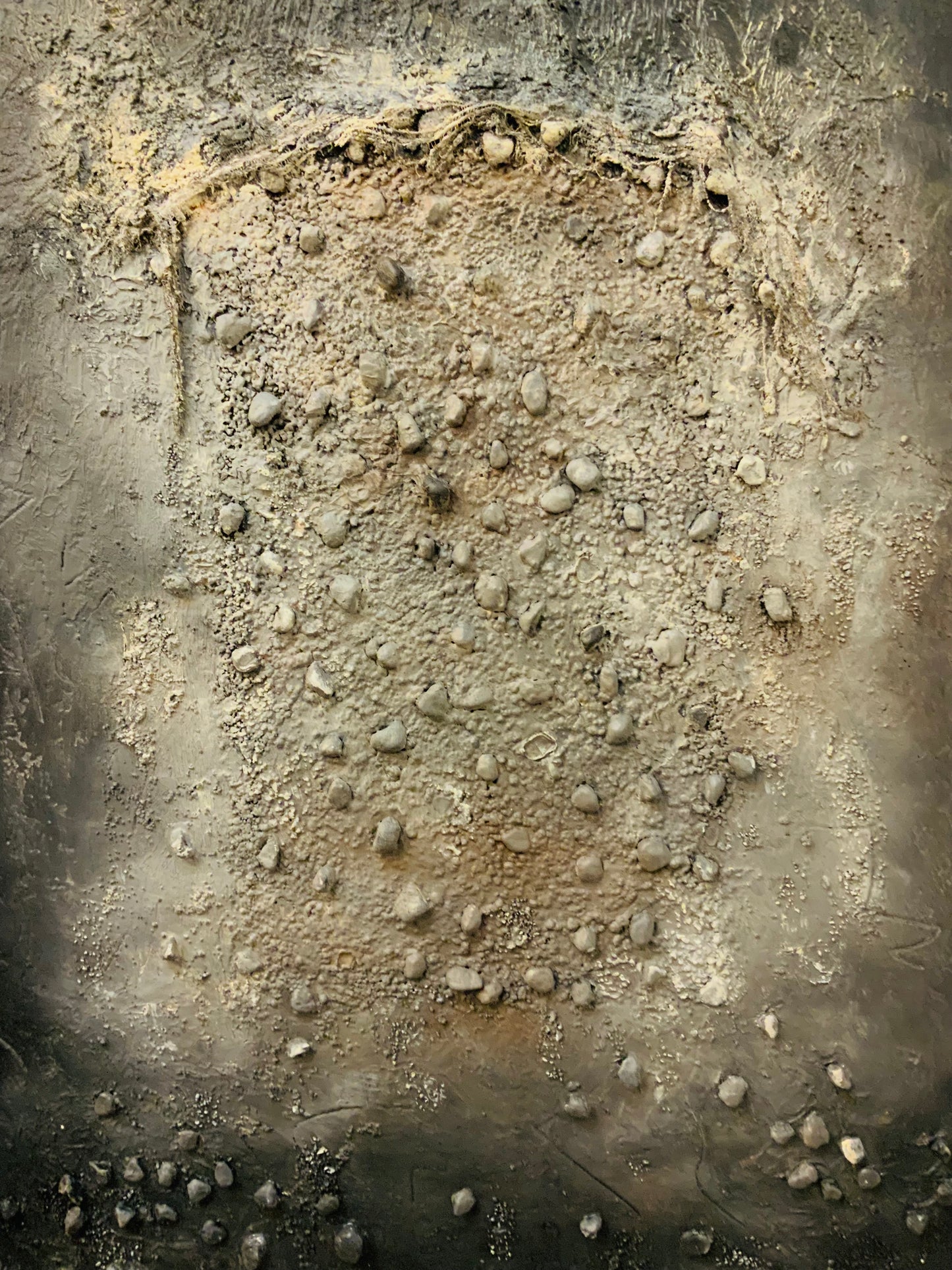 Vestige I - Mixed Media Acrylic Painting