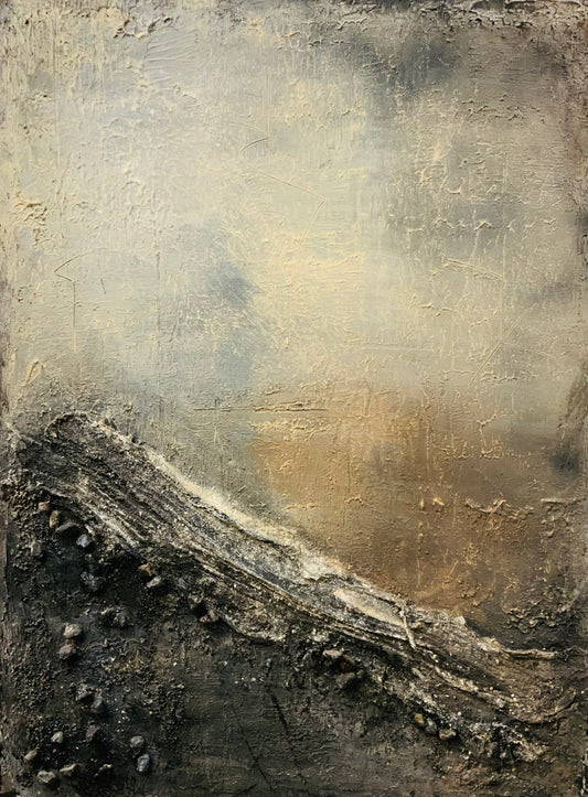 Vestige II - Mixed Media Acrylic Painting