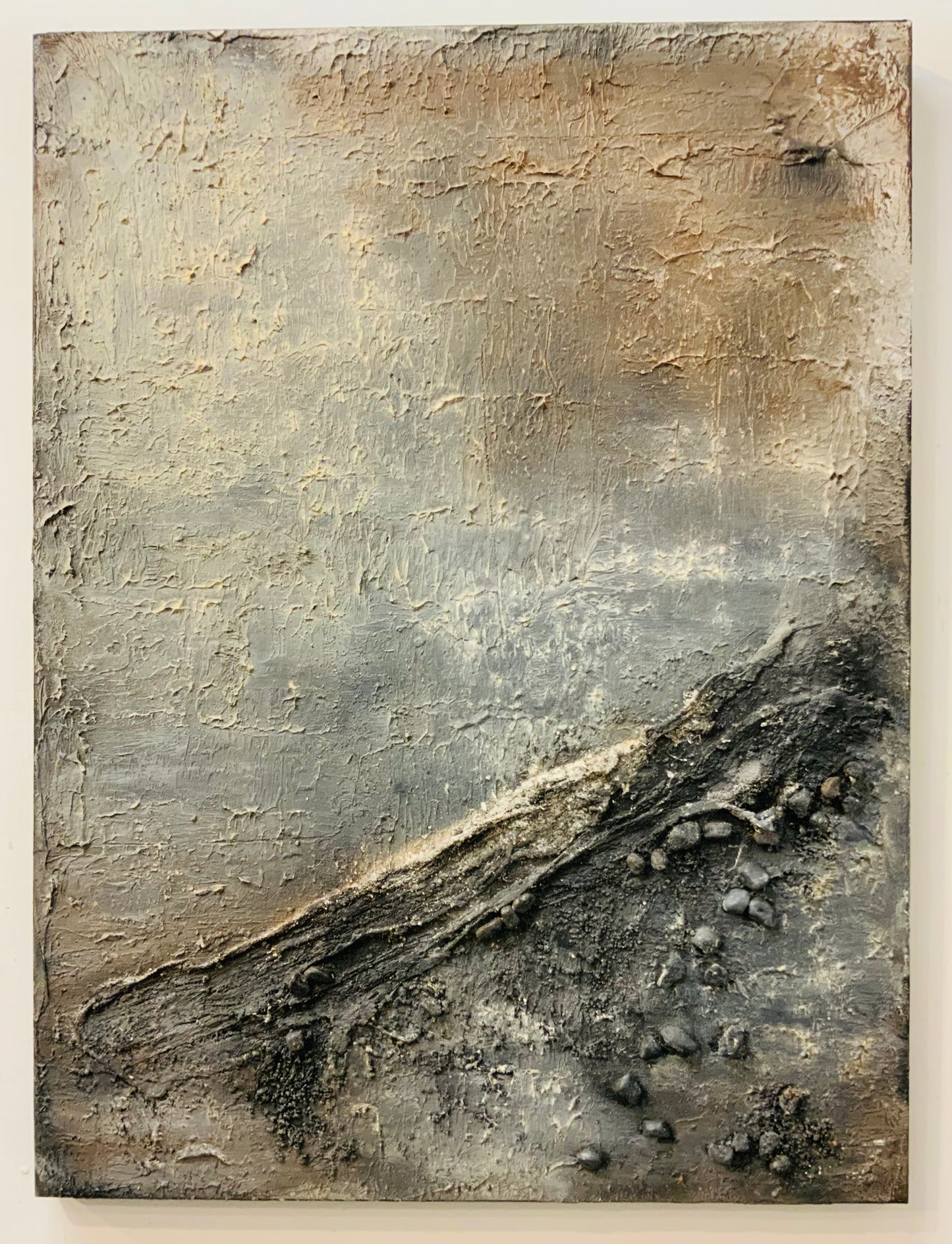 Vestige III - Mixed Media Acrylic Painting