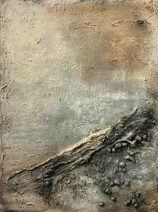 Vestige III - Mixed Media Acrylic Painting