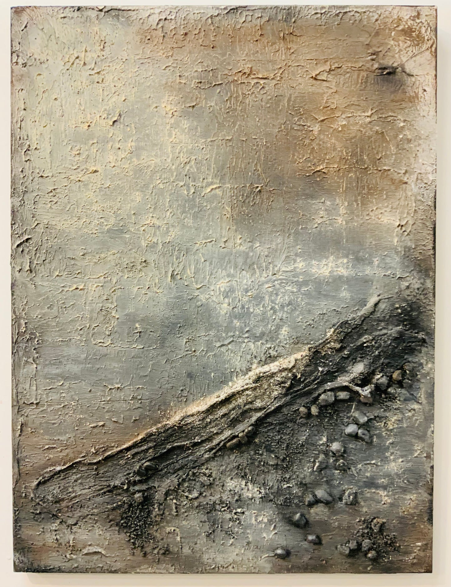 Vestige III - Mixed Media Acrylic Painting