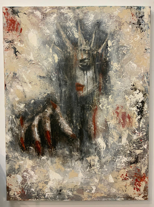Tara - Mixed Media Acrylic Painting
