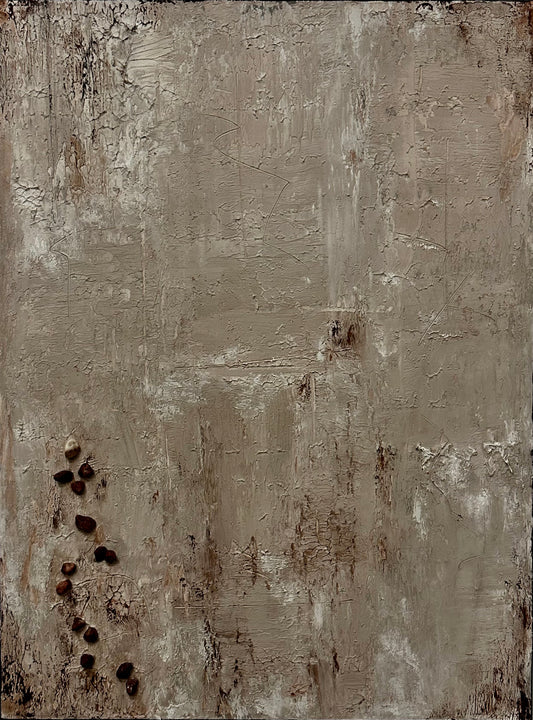Vestige II - Textured Abstract Painting