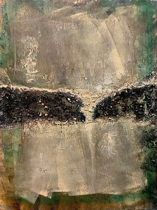 Fragments IX - Abstract Mixed Media Painting - One-of-a-Kind