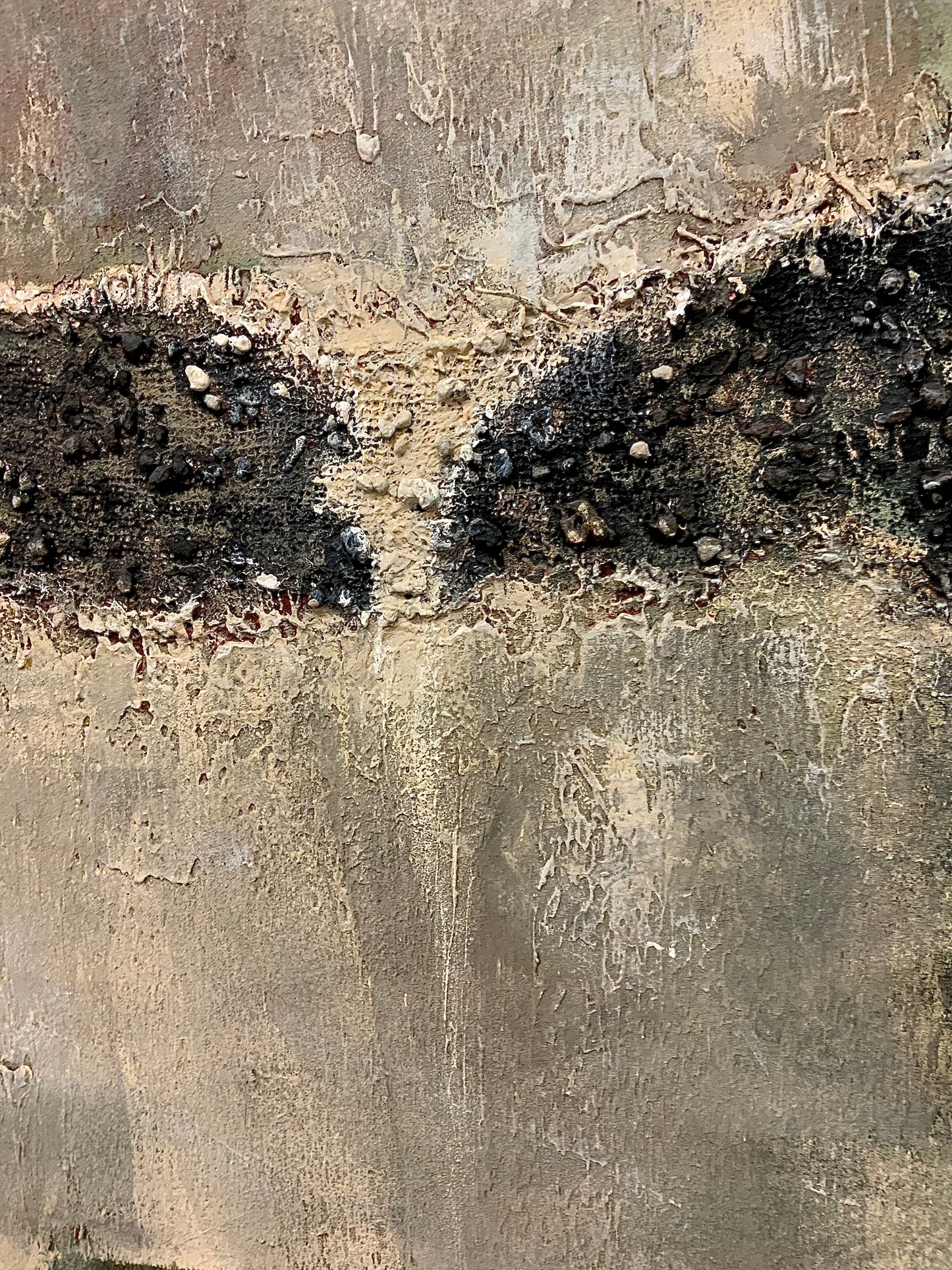 Fragments IX - Abstract Mixed Media Painting - One-of-a-Kind