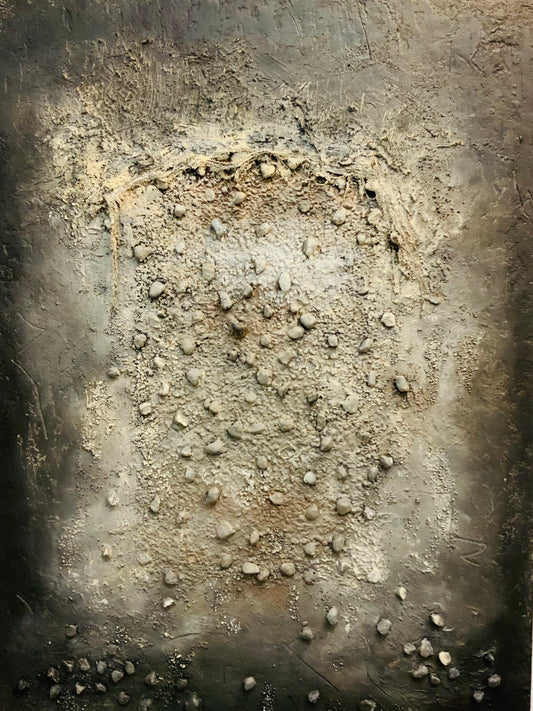 Vestige I - Mixed Media Acrylic Painting