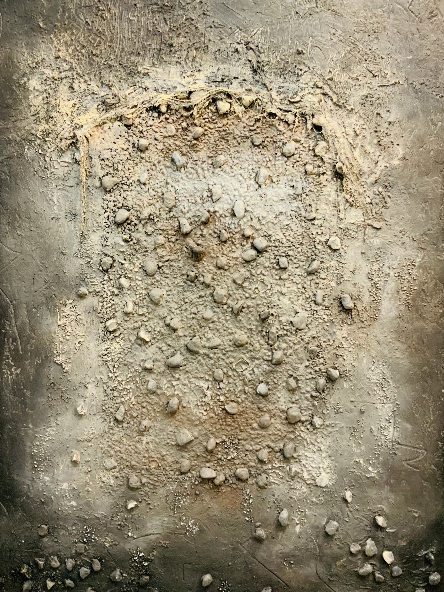 Vestige I - Mixed Media Acrylic Painting