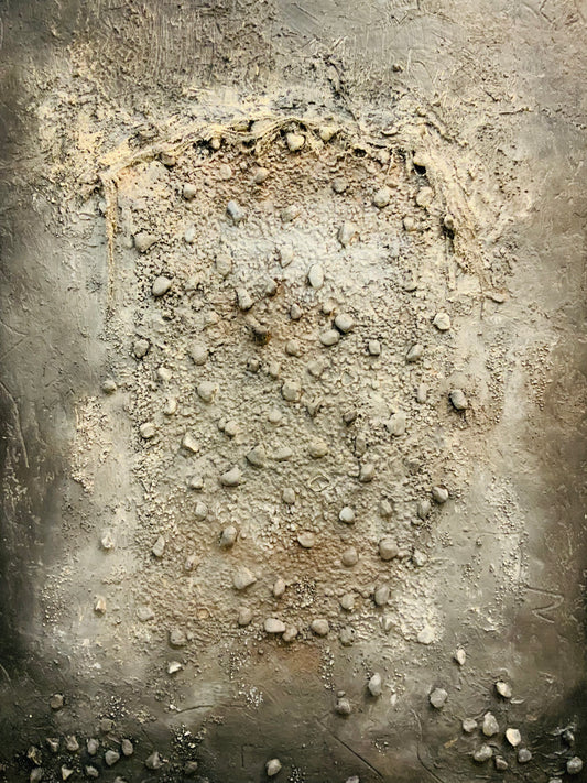 Vestige I - Mixed Media Acrylic Painting