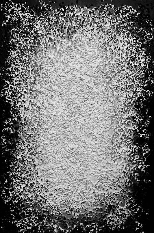 Structural Presence I — Original Textural Acrylic & Glass Painting | One of a Kind