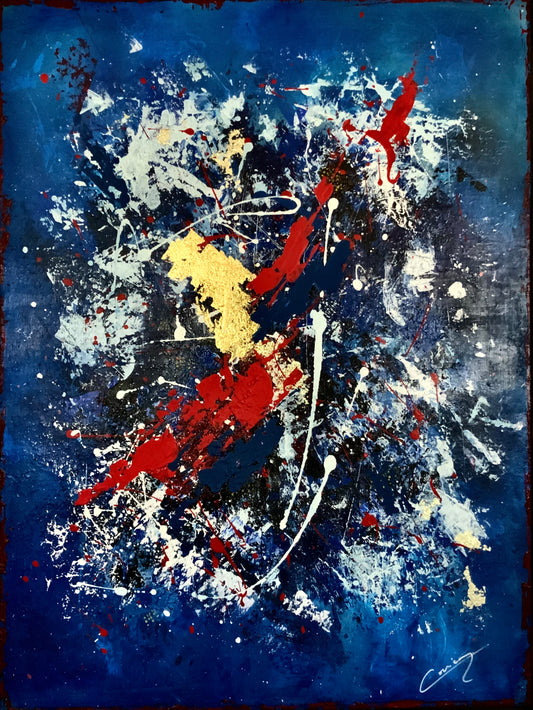 In the Wake of Red - Original Painting | One-of-a-Kind