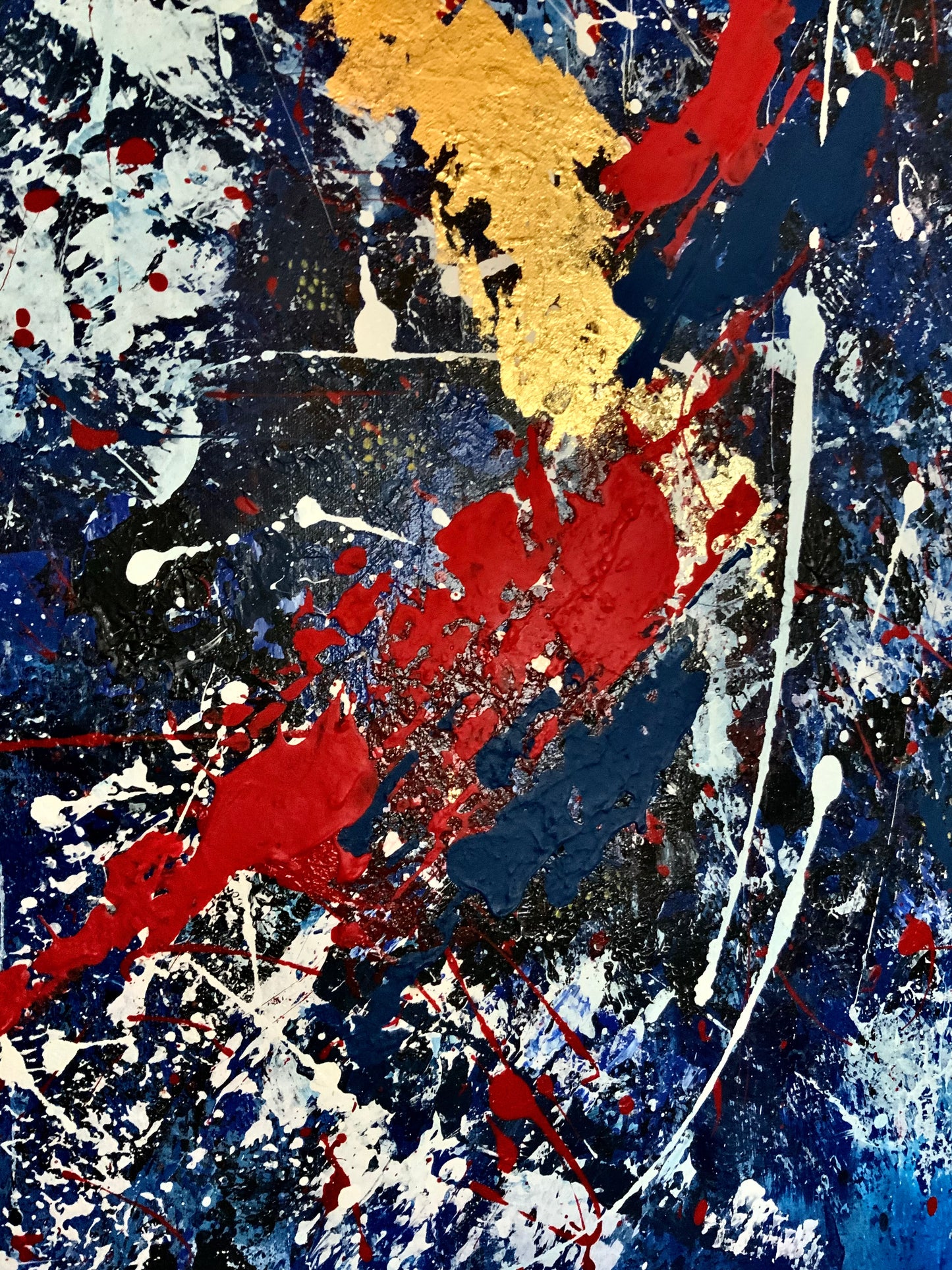 In the Wake of Red - Original Painting | One-of-a-Kind