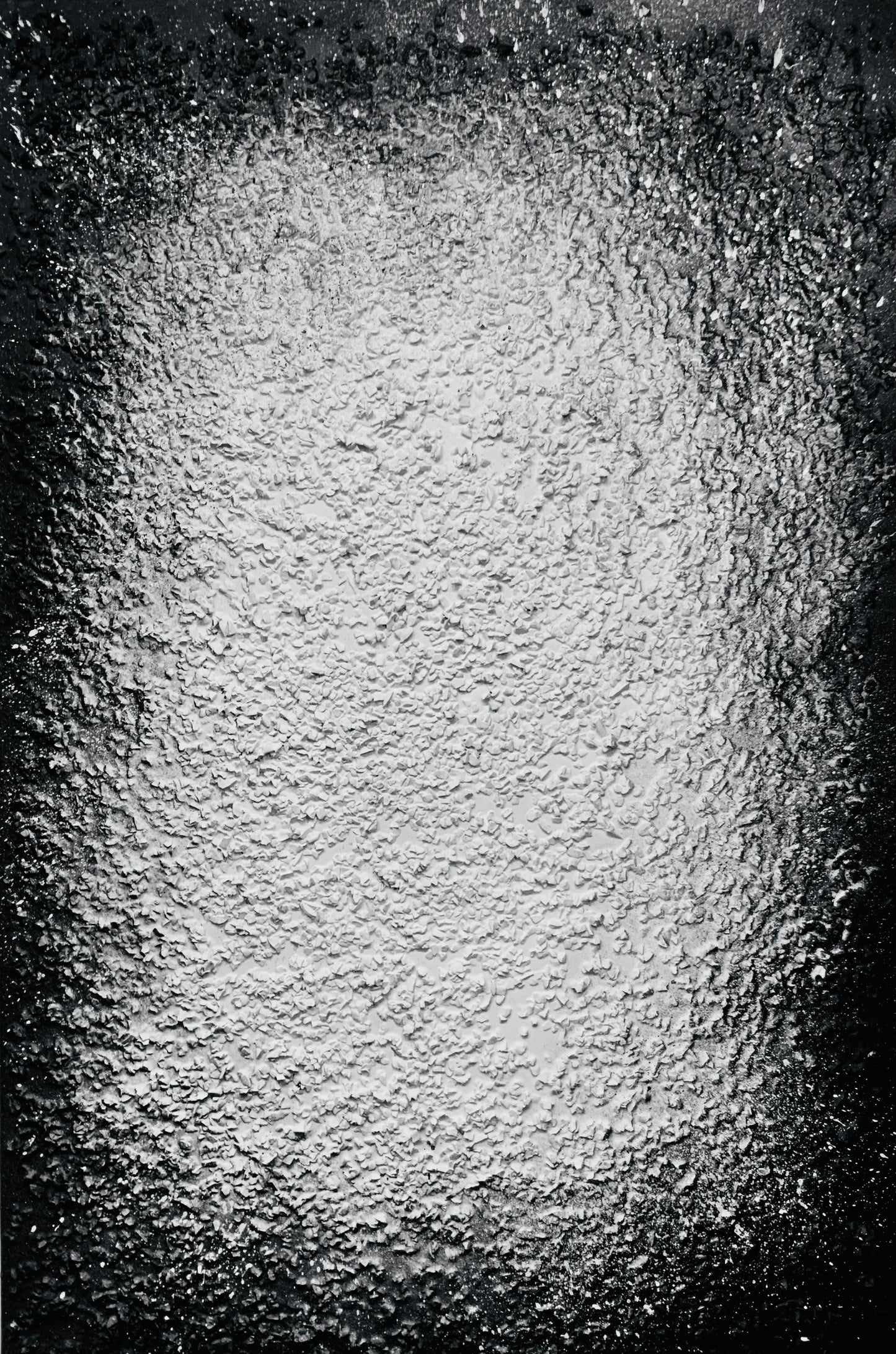 Structural Presence I — Original Textural Acrylic & Glass Painting | One of a Kind